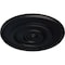 Ekena Millwork Dylar Ceiling Medallion (Fits Canopies up to 6 1/4"), Hand-Painted Steel Gray, 30"OD x 2 1/4"P CM30DYSGS - alternate 3